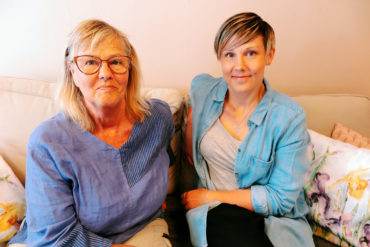 Margareta Ericson Hägg och Karolin Hansson, Kvinnojouren Maggan, foto Marja Bäckman.