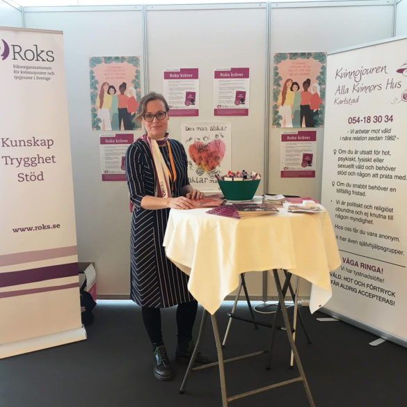Christina Lindström, pressekreterare Roks.