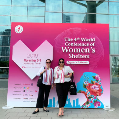 Roks på internationell kvinnokonferens. Foto Ghita Huldén