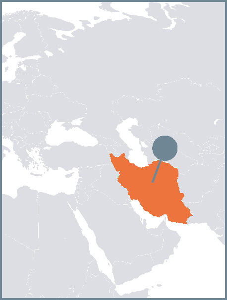 Iran,, karta iStock